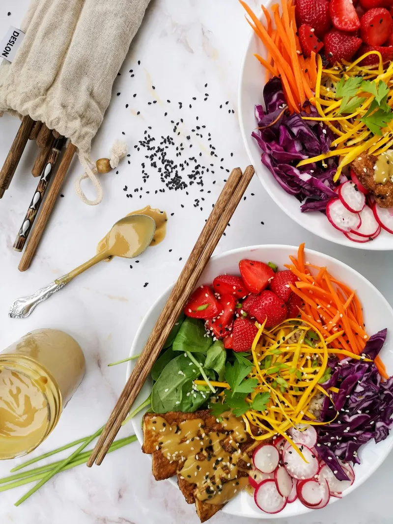 Healthy meal prepared as part of a personalized nutrition plan