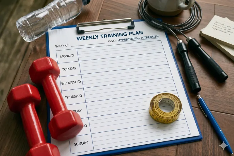 Customized workout and training plan created by personal trainer Nucia Freitas